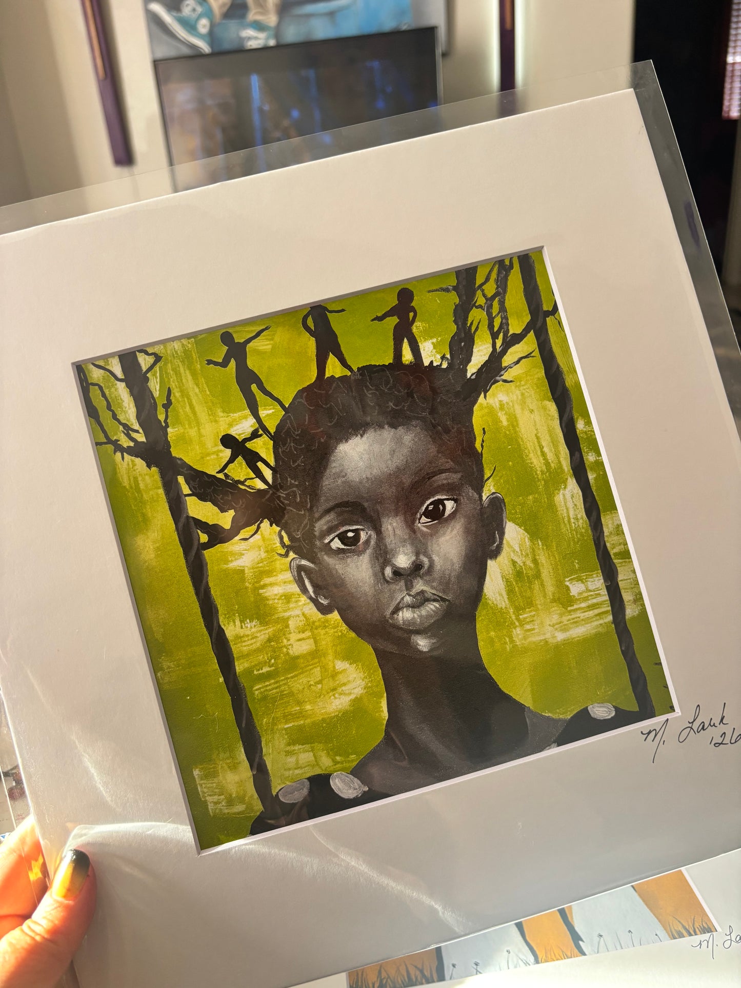 Swing Low Rise High Matted Print