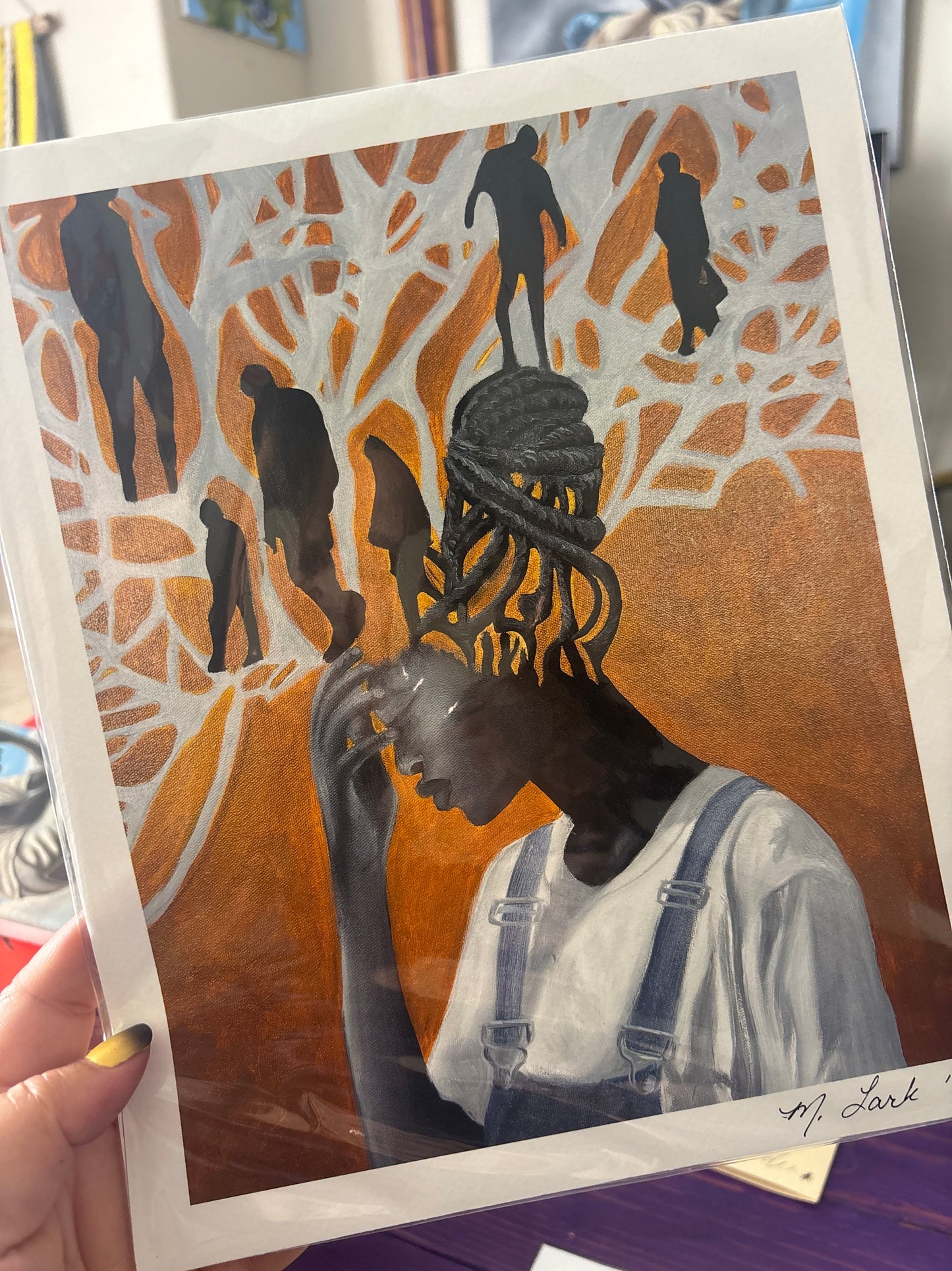 What I Owe The Living Art Print