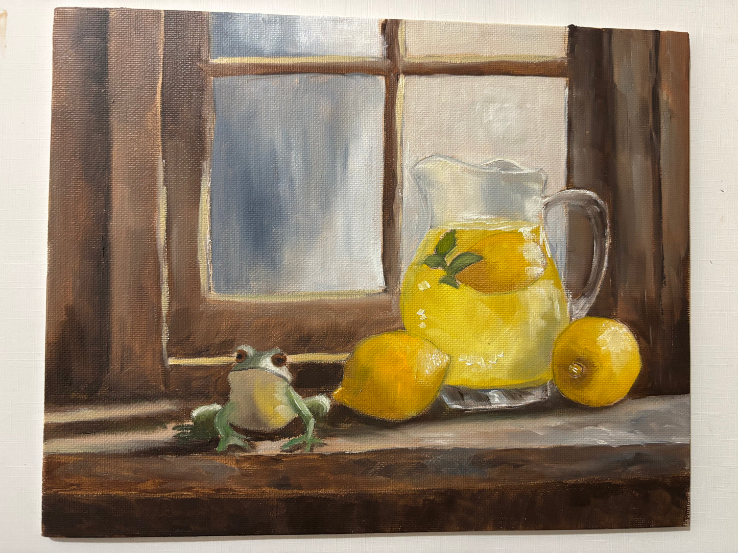 “A Small Witness” 8x10 oil on canvas panel