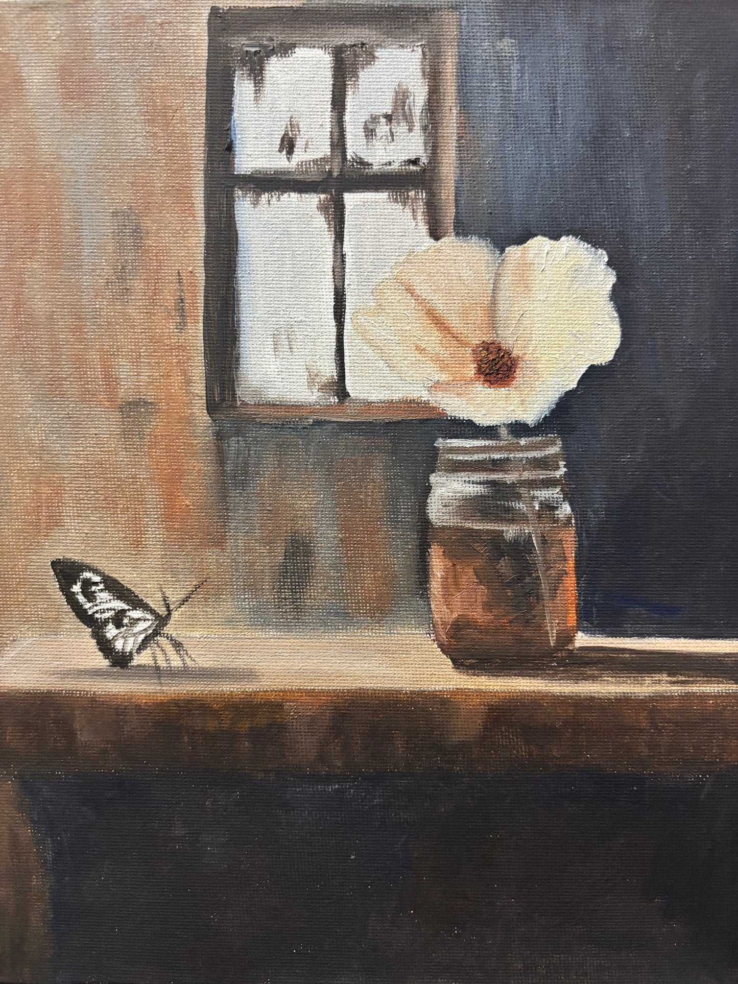Silence Oil on 8x10 canvas panel