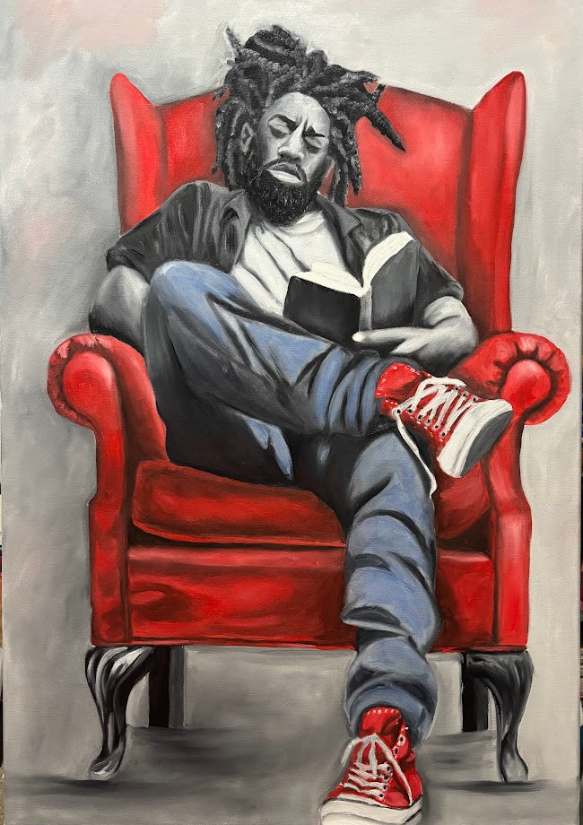 "The Rest of HIStory" Original oil Painting 24 x 36