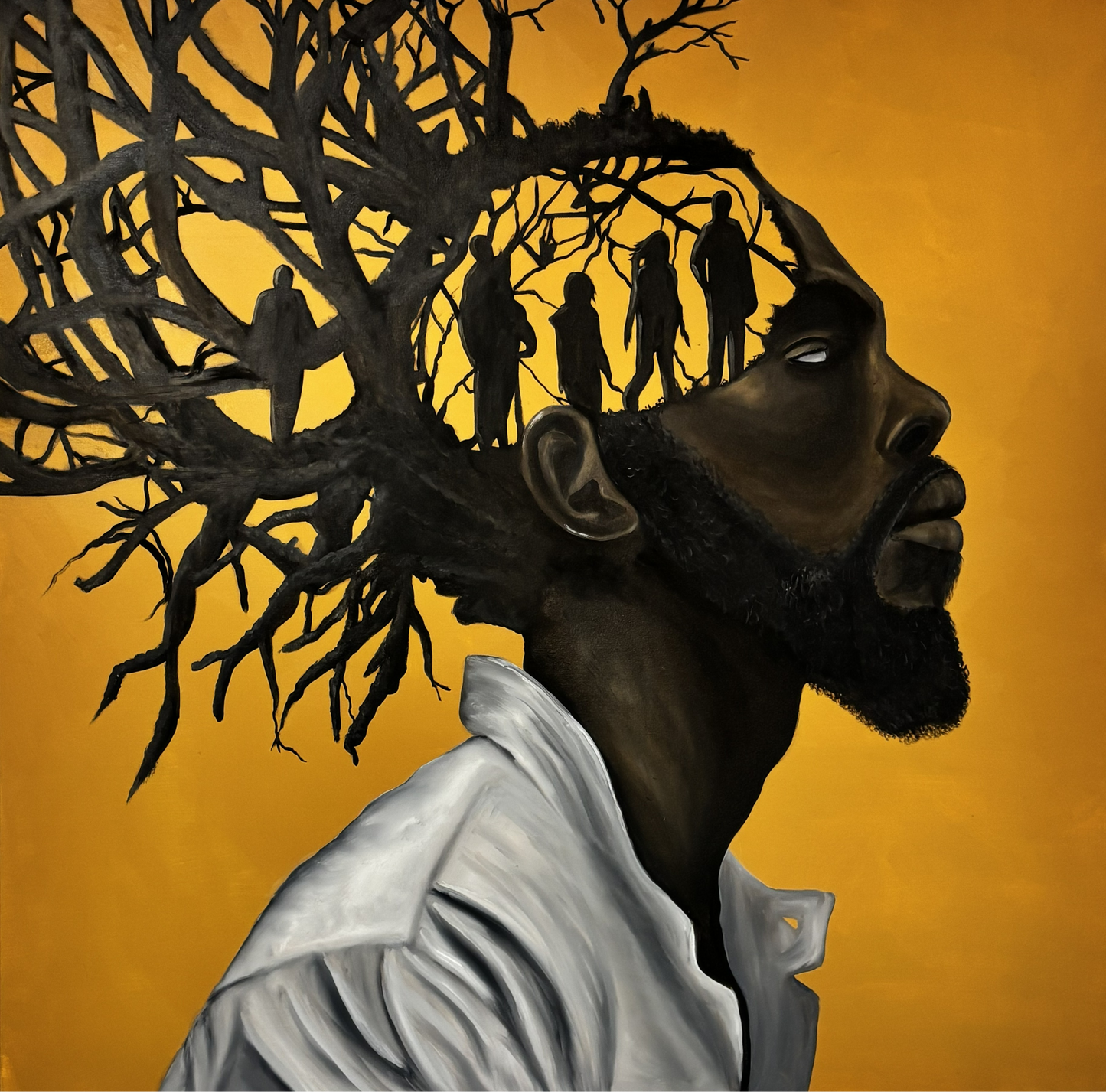Ohene 48x48 Original Oil Painting