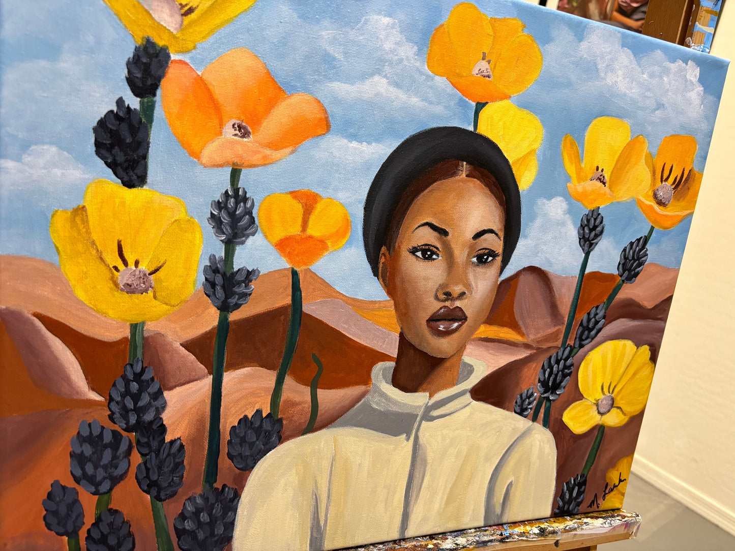 Original Acrylic Painting | African American Art | SoftHER | Softly |