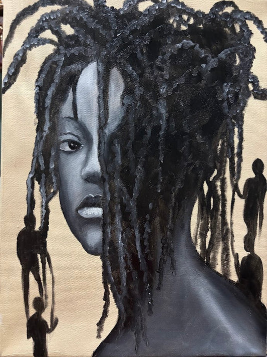 Family Ties Original Oil Painting