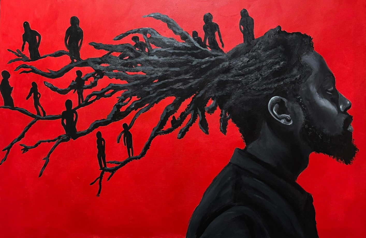 Can't Hide the Truth Original Acrylic Painting