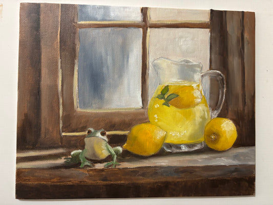 “A Small Witness” 8x10 oil on canvas panel