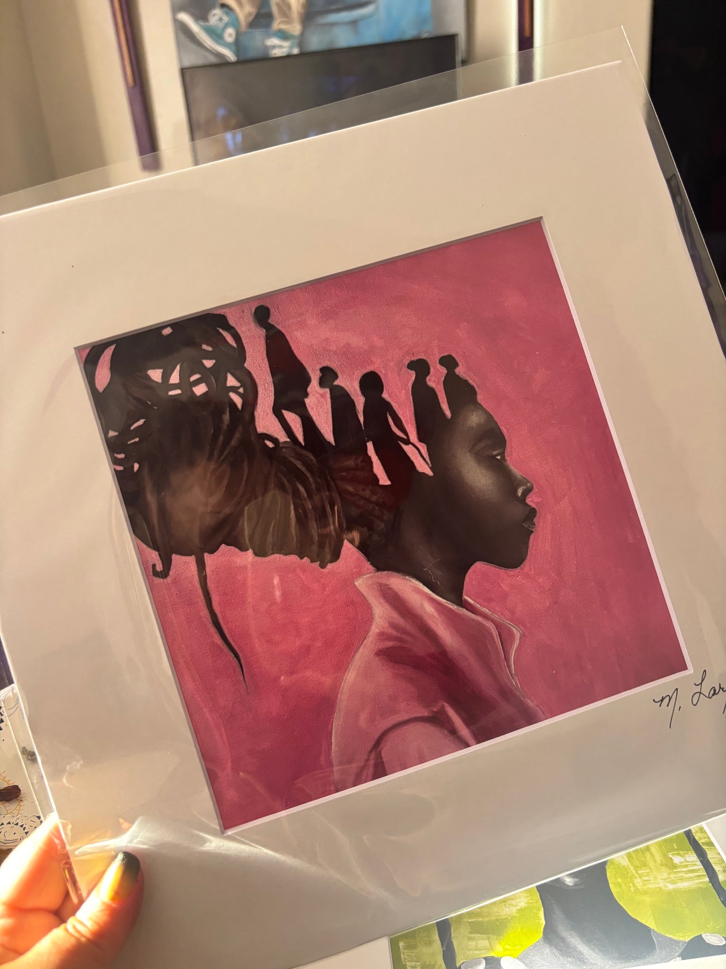 Gentle Reminder Matted Art Print