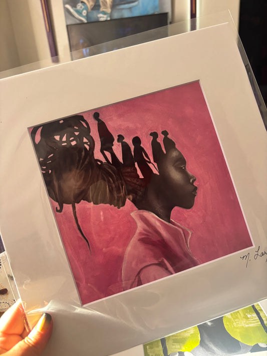 Gentle Reminder Matted Art Print