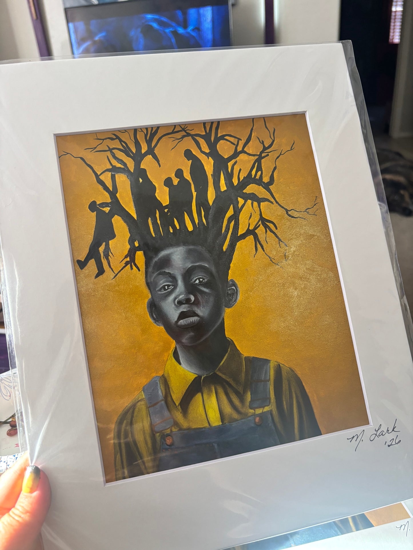 I Remember Them Matted Art Print