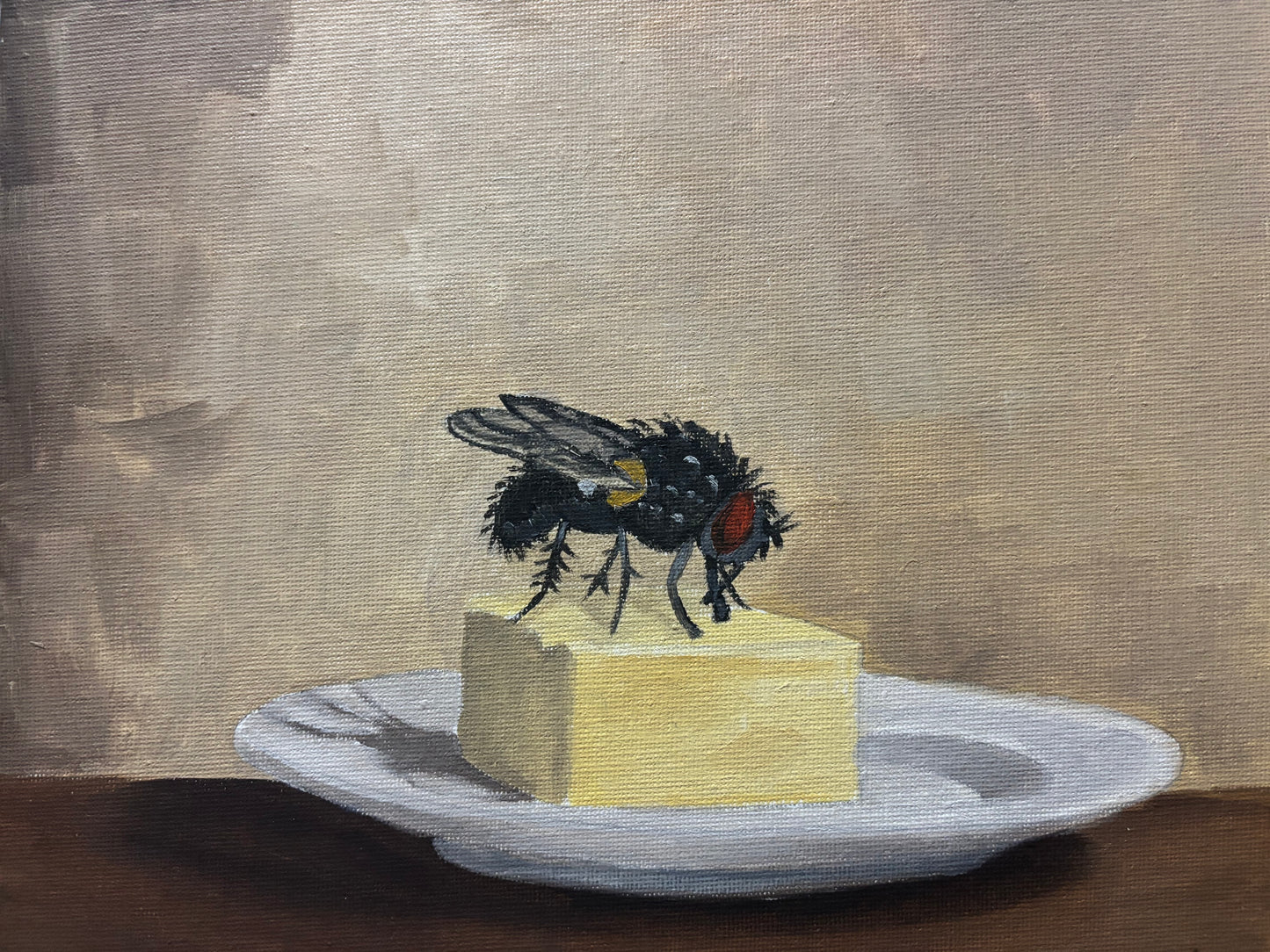 Butter Fly Oil on 8x10 canvas panel