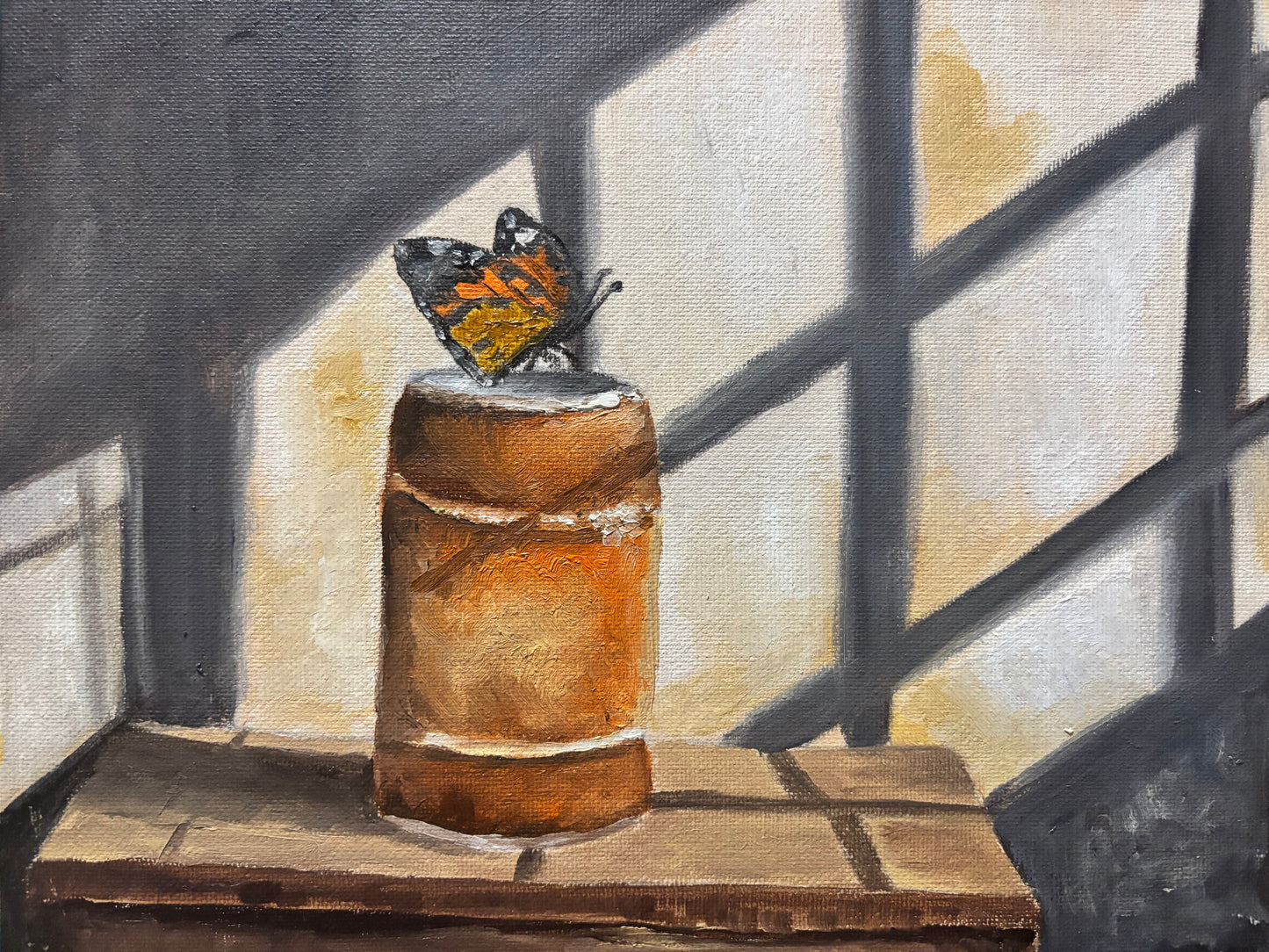Old & New Oil on 8x10 canvas panel