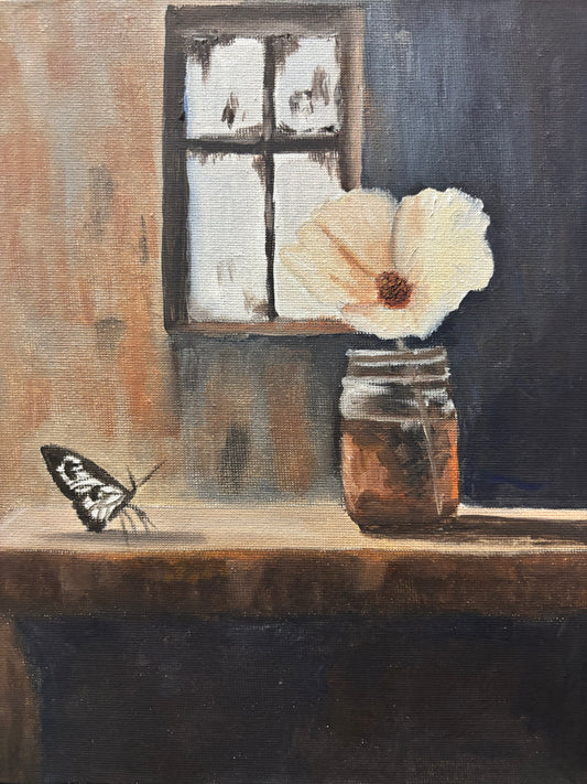 Silence Oil on 8x10 canvas panel