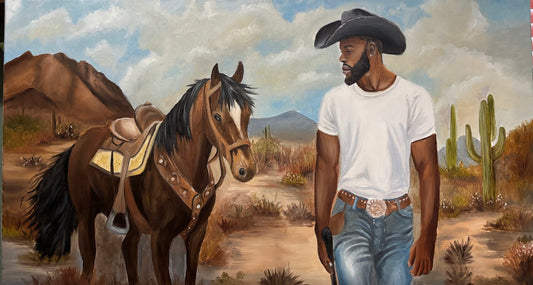 Country Boy Revolution Original Oil Painting