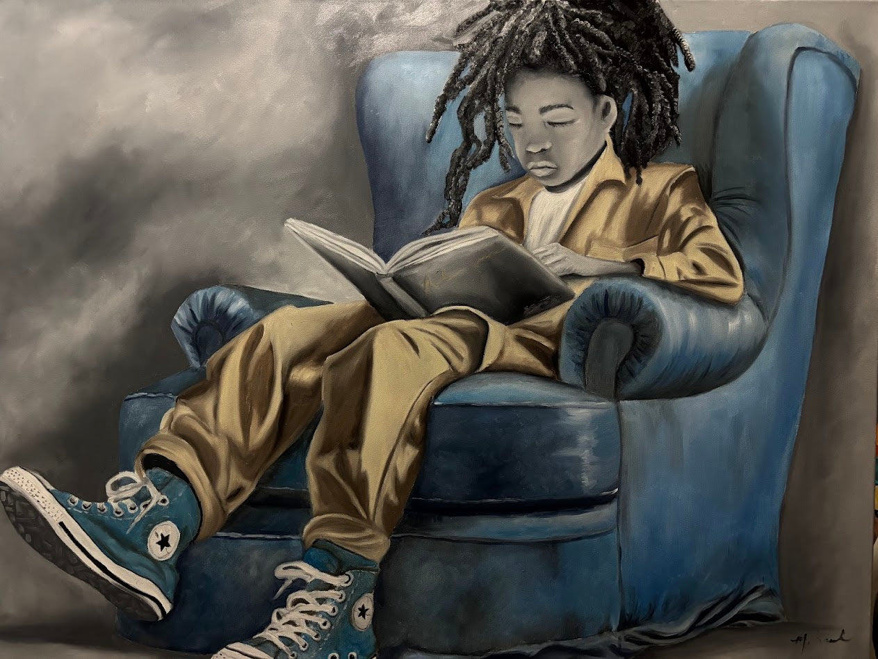 Between the Lines I Remember Original Oil Painting