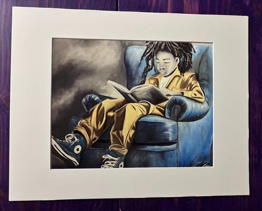 "Between the Lines, I Remember" Art Print